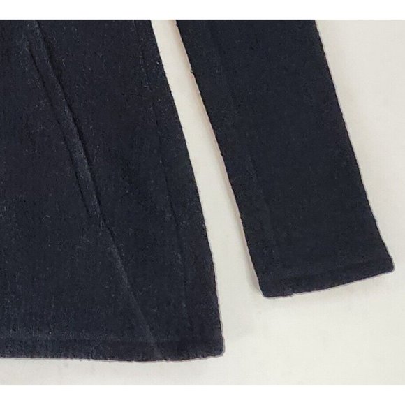 Prana Jacket Womens XSmall Black Charcoal Milana Textured Knit Wool Blend Coat - Picture 11 of 13